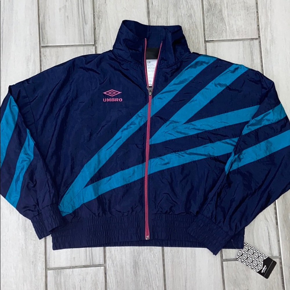 NEW Umbro Wonens Sz XL Retro Windbreaker NWT
